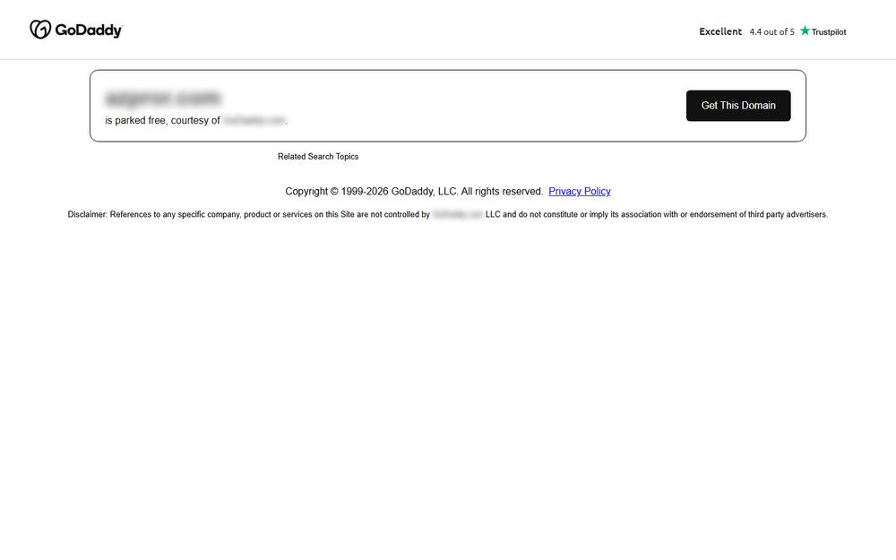 The contractor&rsquo;s existing website, with identifying details redacted.